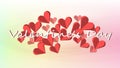 heart papercut valentine background