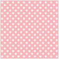 Heart pastel pink background. vector illustration isolated on white background.