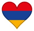 Heart technique Flag of the Republic of Armenia