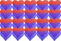 Heart pattern backgrounds for graphic design work Royalty Free Stock Photo