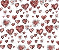 Heart pattern Royalty Free Stock Photo