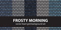 Heart pattern set Frosty Morning Royalty Free Stock Photo