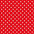 Seamless Love Heart Pattern in Red