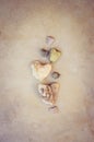 Heart pebbles decoration