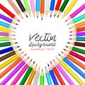 Heart pencil color Royalty Free Stock Photo