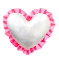Heart pillow Royalty Free Stock Photo