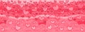 Heart pink design background paint