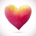 Heart-Pink-Yellow-Shape