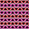 Heart Pixels pattern 4 colors