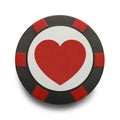 Heart Poker Chip