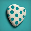 heart with polka dots of different sizesÃÂ± AI generated Royalty Free Stock Photo