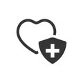 Heart Protection Icon