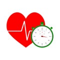 Heart pulse icon