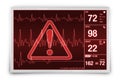 Heart Rate Alarm Royalty Free Stock Photo