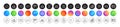 Heart rating, Happy emotion and Buying house line icons. For web app, printing. Round icon buttons. Vector