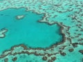 Heart Reef & The great barrier reef Royalty Free Stock Photo