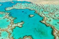 Heart Reef. Hardy reef. Great Barrier Reef. Queensland. Australia Royalty Free Stock Photo