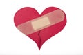 Heart repaired by bandaid