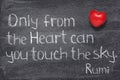 from the heart Rumi