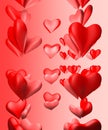 Heart's pair background