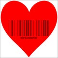 Heart for sale Royalty Free Stock Photo