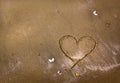 Heart in Sand