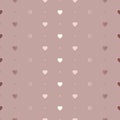 Heart seamless pattern. Repeating hearts background. Beauty swatch for design prints. Repeated contemporary wallpaper. Repeat prin