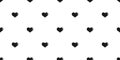 Heart Seamless pattern vector valentine isolated cartoon doodle wallpaper background black