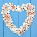 Heart of Seashells Royalty Free Stock Photo