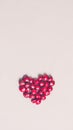 Heart shape, Adenanthera Pavonia, red sandalwood seeds, exotic red. Love symbol