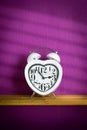 Heart Shape Alarm Clock Royalty Free Stock Photo