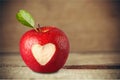 Heart Shape on Apple