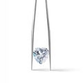 Heart Shape Brilliant Cut Diamond Royalty Free Stock Photo