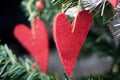 Heart shape Christmas decorations