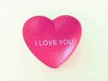 Heart shape in closeup Royalty Free Stock Photo