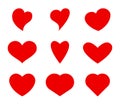 Heart shape desingn icon