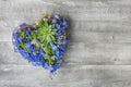 Heart Shape Flowers - Romantic Flowers - Sympathy Flowers in Heart Form - Florist Made