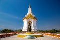 Temple in the holy heart land, a heart shape island in Thung Talay Luang, Mueang District, Sukhothai.