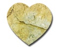 Heart shape natural stone - symbol