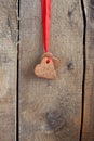 Heart shape Saint Valentine's gingerbread Cookies