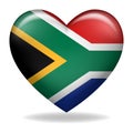 Heart shape of South Africa insignia
