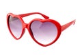 Heart shape sun glasses Royalty Free Stock Photo