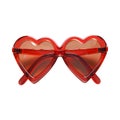 Heart Shape Sun Glasses on Transparent Background - Ai Generated Royalty Free Stock Photo