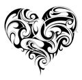 Heart shape tattoo