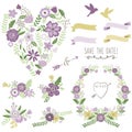 Heart Shape Wedding Flora Set