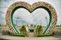 Heart shape for wedding photography