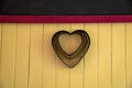 Heart Shaped Baking Tins As Decorative Display