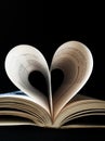Heart shaped book