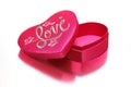 A heart-shaped box Royalty Free Stock Photo