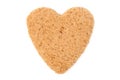 Heart shaped bread Royalty Free Stock Photo